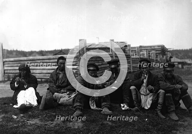 Pipe Smoking, 1890. Creator: Unknown.