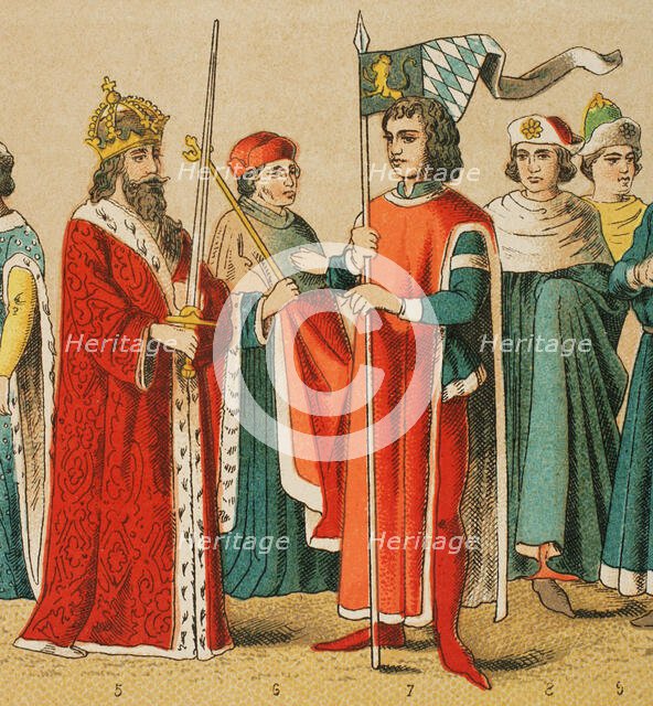 History of Germany, Middle Ages, 1400-1450, (1881).  Creator: Unknown.