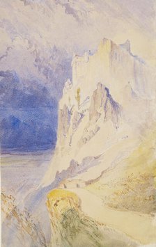 Dumbarton Castle, 1838. Creator: John Ruskin.