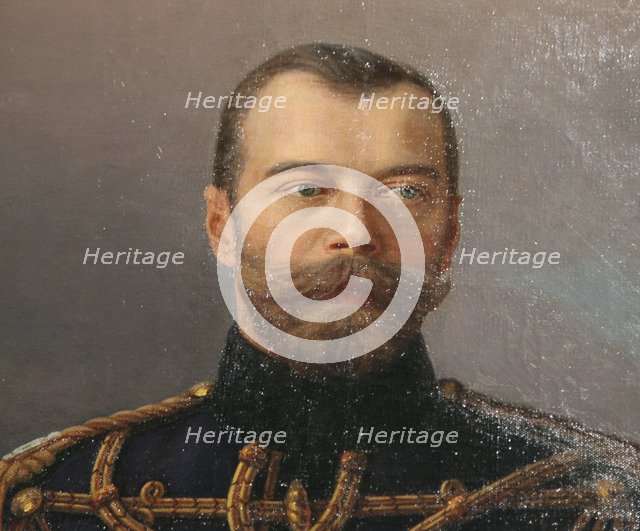 'Portrait of Emperor Nicholas II', 1915-1916. Artist: Unknown