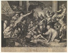 Raising of Lazarus (Reverse Copy).n.d. Creator: Vischer.