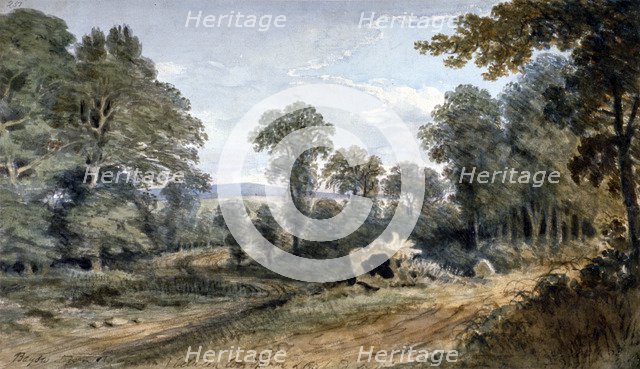 View of Bayswater Hill, London, 1803. Artist: William Crotch