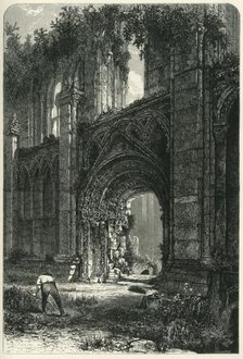 'Glastonbury Abbey', c1870.