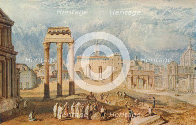 'Forum Romanum', 1818. Artist: JMW Turner.
