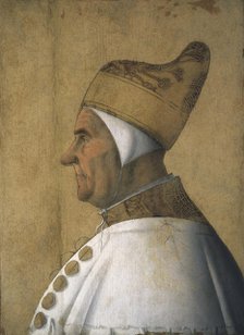 Portrait of Doge Giovanni Mocenigo, c. 1480. Creator: Bellini, Gentile (ca. 1429-1507).