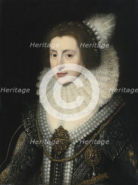 Elizabeth Stuart (1596-1662), Queen of Bohemia, ca 1642. Artist: Mierevelt, Michiel Jansz. van (1566-1641)