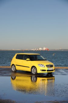 SKODA Fabia 2007. Artist: Simon Clay.