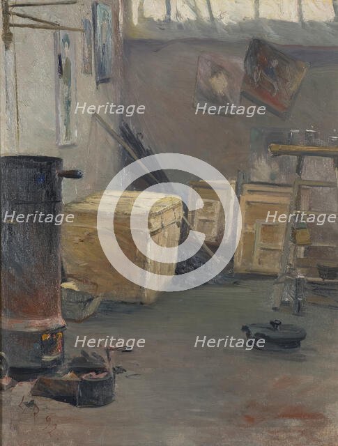 Studio Interior, 1892. Creator: Lotten Rönquist.