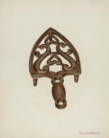 Trivet, c. 1942. Creator: Paul Poffinbarger.