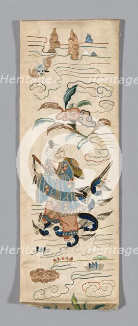 Sleeve band, China, Qing dynasty (1644-1911), 19th century. Creator: Unknown.