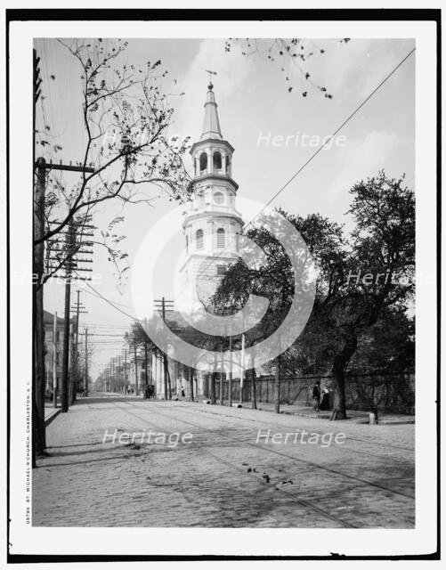 St. Michael's Church, Charleston, S.C., c1900. Creator: Unknown.