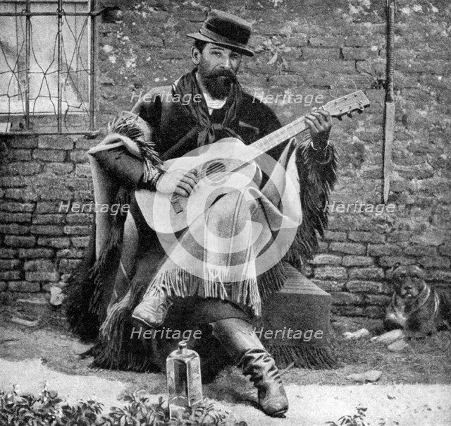 A gaucho, Argentina, 1922. Artist: Unknown