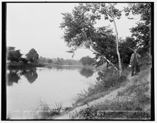 Racine, Wis., Cedar Bend, Root River, c1898. Creator: Unknown.