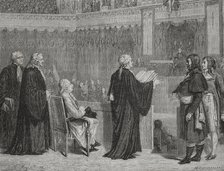 Louis XVI before his judges, December 1792, (1876).  Creator: Theodore Meyer-Heine.