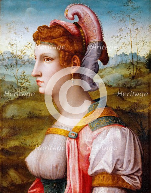 Sibyl, 1525-1550. Artist: Bacchiacca, Francesco (1494-1557)