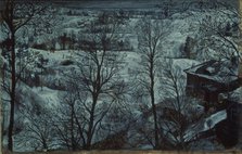 Winter landscape, 1917. Artist: Brodsky, Isaak Izrailevich (1884-1939)