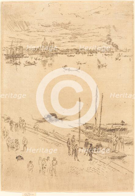 Upright Venice, 1879-1880. Creator: James Abbott McNeill Whistler.