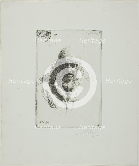 Djos Mats, 1911. Creator: Anders Leonard Zorn.