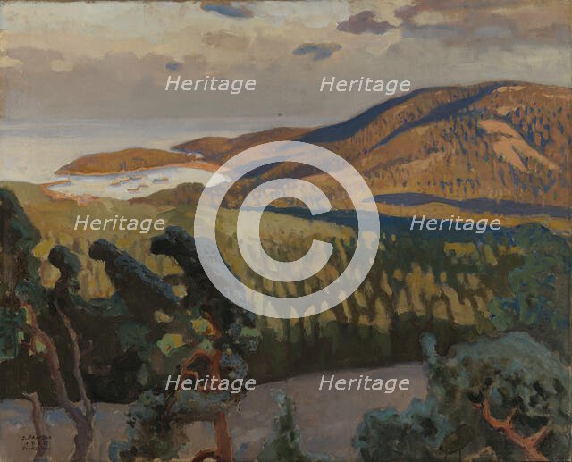 Landscape from Suursaari, 1925. Creator: Oskari Paatela.