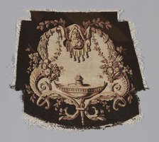 Chair Cover, England, Empire period, c. 1810. Creator: Unknown.