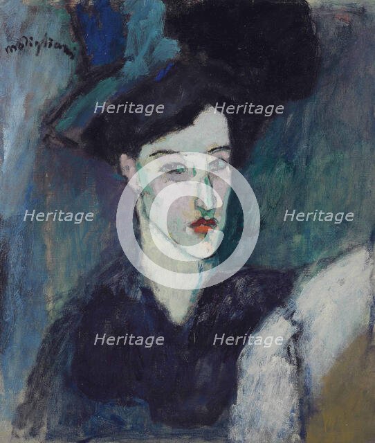 Jewess, 1907-1908. Creator: Modigliani, Amedeo (1884-1920).