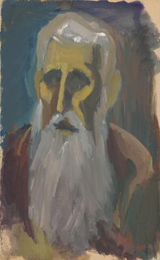 Old man's head, 1940/1944. Creator: Ján Novák.