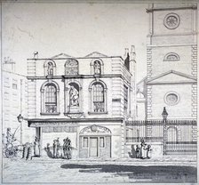 Aldgate House, Aldgate High Street, London, 1815. Artist: Robert Blemmell Schnebbelie