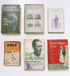 Golfing books, c1910-c1930. Artist: Unknown