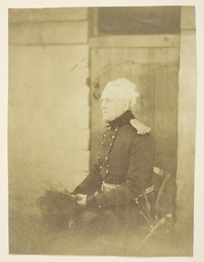 Sir Geo. Brown, General (1790-1865), Taken at the Crimea, 1855. Creator: Roger Fenton.
