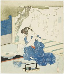 Summer Robes (Natsugoromo), from the series "A Comparison of Incense (Takimono awase)", c. 1822. Creator: Yanagawa Shigenobu II.