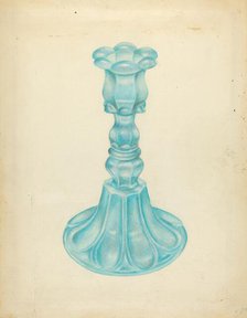 Candlestick, c. 1940. Creator: John Tarantino.