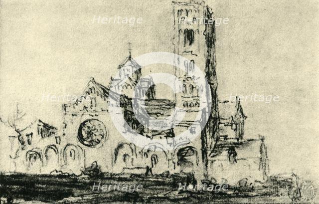 St Mary's Church, Utrecht, Netherlands, mid 17th century, (1943).  Creator: Jan van Goyen.