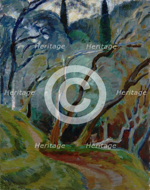 Olive Grove, 1920. Creator: Verner Thome.