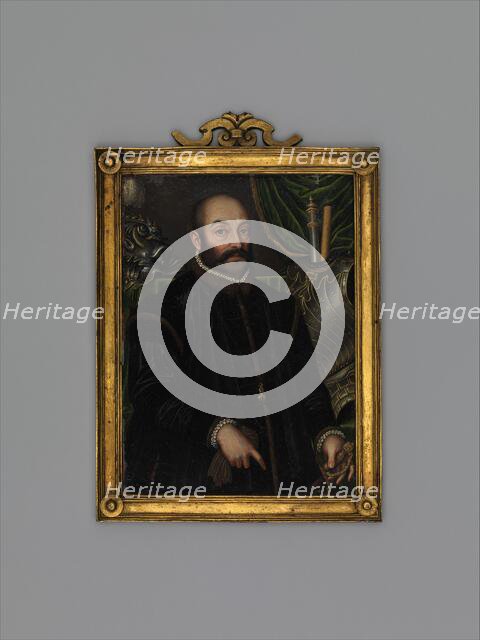 Guidobaldo II della Rovere, Duke of Urbino...armour by Filippo Negroli, Italian, ca. 1580-85. Creator: Unknown.