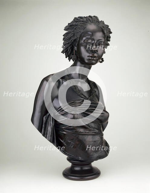 Bust of an African Woman, 1851. Creator: Charles-Henri-Joseph Cordier.
