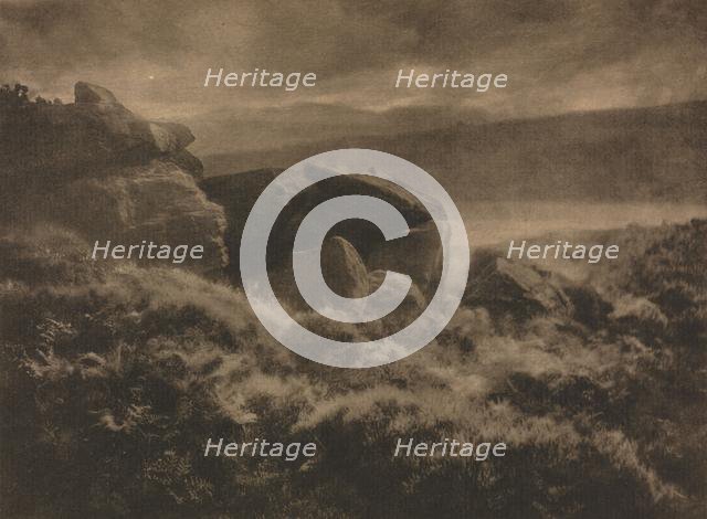 Camera Work: Rain from the Hills, 1905. Creator: Alfred Horsley Hinton.