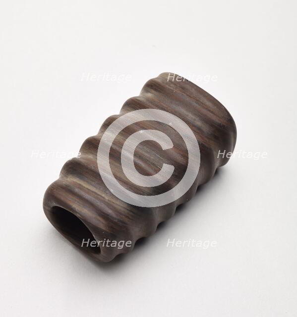 Bannerstone with snake effigy, 200 BCE-500 CE. Creator: Unknown.