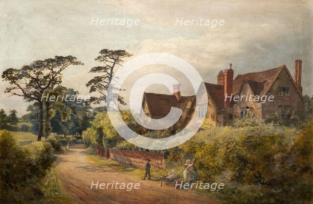 Tennal Old Hall, 1879. Birmingham. Creator: Sidney Currie.