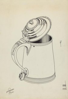 Silver Tankard, c. 1936. Creator: Lawrence Flynn.