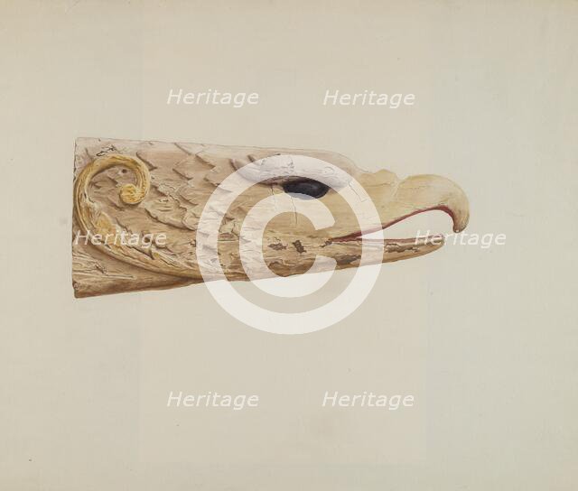 Eagle, 1935/1942. Creator: Curry M. Bartlett.