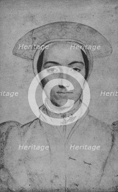 'A Lady: Unknown', c1532-1543 (1945). Artist: Hans Holbein the Younger.