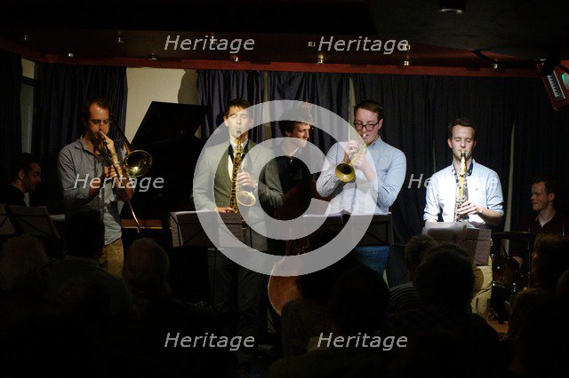 Jazz Musicians at Verdict, Brighton, East Sussex, 30th September 2016. Artist: Brian O'Connor.