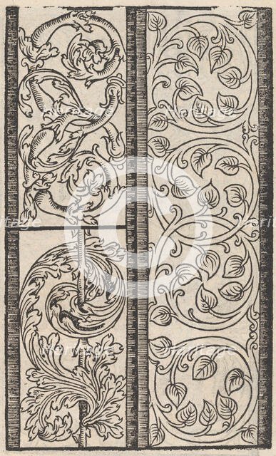 Page from Ein new kunstlich Modelbuch...(Page 14r), 1544., 1544. Creator: Peter Quentel.