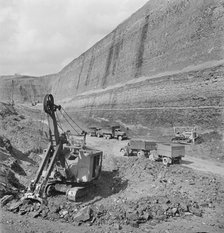Carrington's Coppice Opencast Colliery, Smalley, Amber Valley, Derbyshire, 26/07/1949. Creator: John Laing plc.