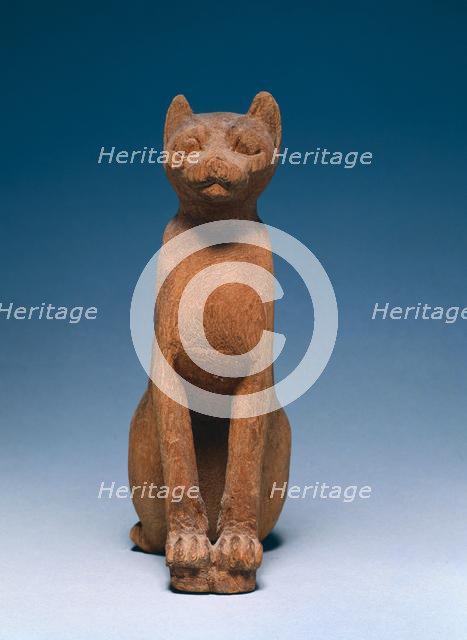 Cat Coffin, 664-30 BC. Creator: Unknown.
