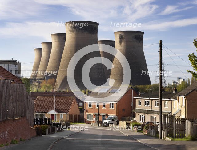 Ferrybridge C Power Station, West Yorkshire, 2018. Creator: James O Davies.