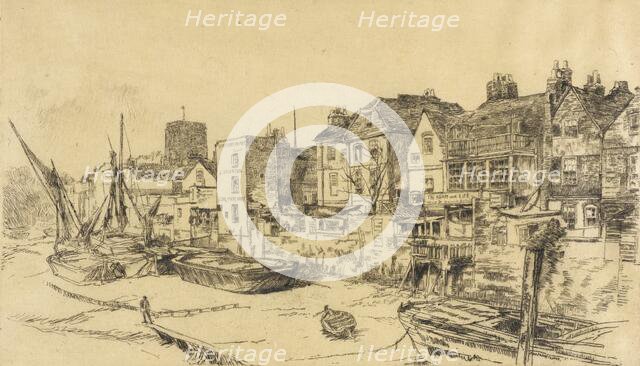 Adam and Eve, Old Chelsea, 1879. Creator: James Abbott McNeill Whistler.