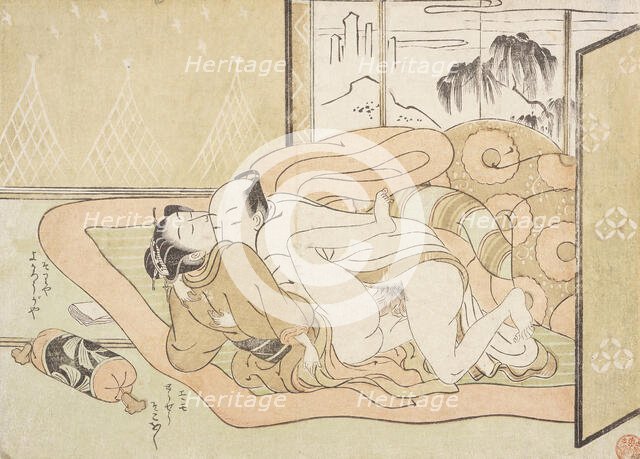 Lovers, c1765. Creator: Suzuki Harunobu.