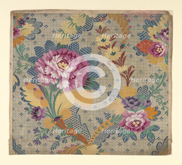 Mise-en-carte (Point-paper), France, 1785. Creator: Germain Frères.