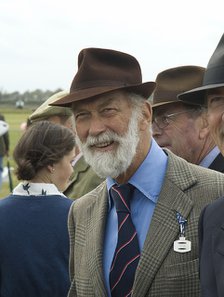 2011 Goodwood Revival Meeting, Prince Michael of Kent enjoys the attractions Artist: Unknown.